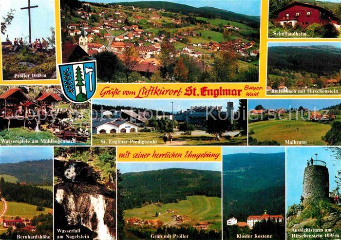 St Englmar und Umgebung Wasserfall Aussichtsturm Kloster