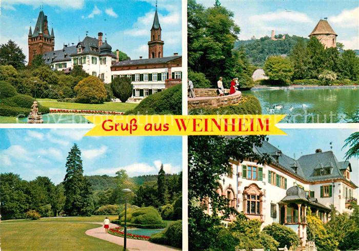 Weinheim Bergstrasse Schlosspark Historische Weinstadt