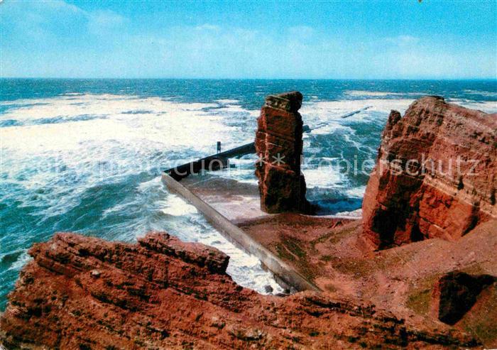 Helgoland Nordseeinsel Sturmflut Lange Anna