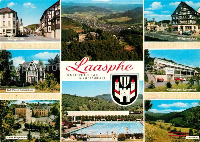 Bad Laasphe Koenigstrasse Karl Weiss Erholungsheim Schloss Wittgenstein Wilhelms