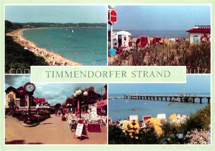 Timmendorfer Strand Ostseeheilbad Strand Seebruecke Stranduhr