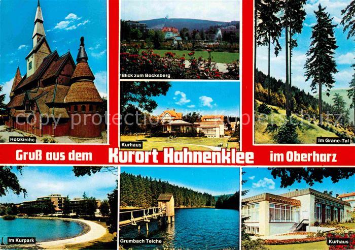 Hahnenklee-Bockswiese Harz Holzkirche Bocksberg Kurhaus Granetal Kurpark Grumbac