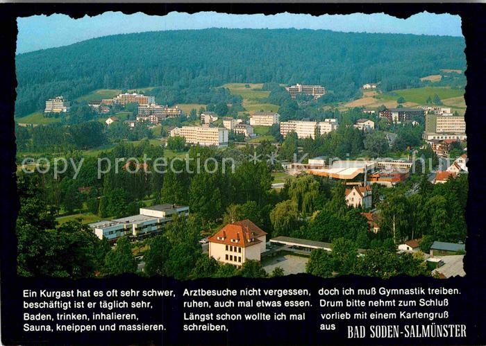 Bad Soden-Salmuenster Teilansicht Heilbad im Naturpark Spessart