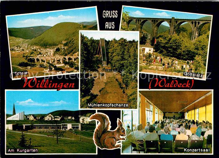 Willingen Sauerland Totale Minigolf Viadukt Kurgarten Konzertsaal Muehlenkopfsch