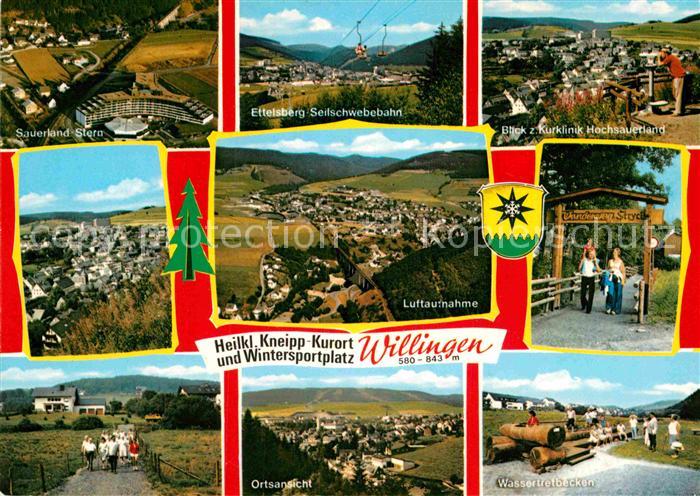 Willingen Sauerland Sauerlandstern Ettelsberg Schwebebahn Kurklinik Wassertreten