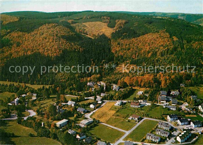 Willingen Sauerland Strycktal Naturpark Diemelsee Fliegeraufnahme