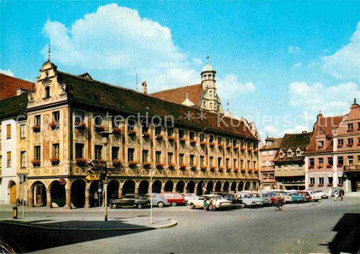 Memmingen Bayern Marktplatz mit Steuerhaus