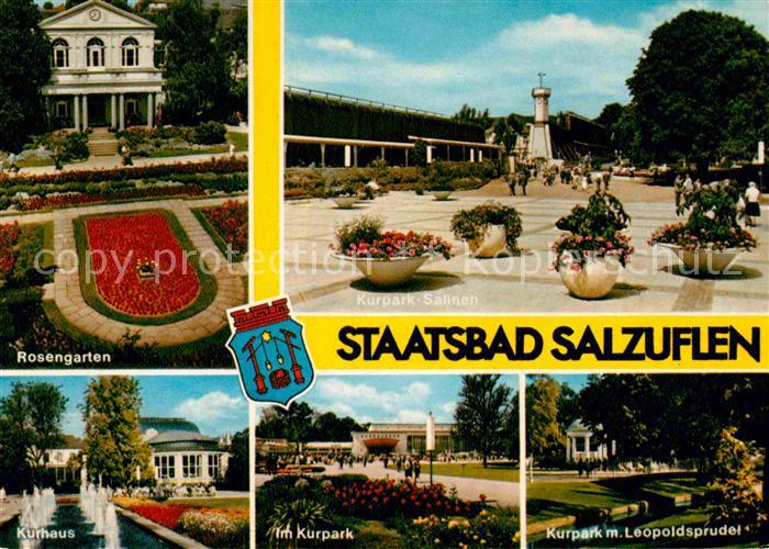 Bad Salzuflen Rosengarten Kurhaus Kurpark Leopoldssprudel