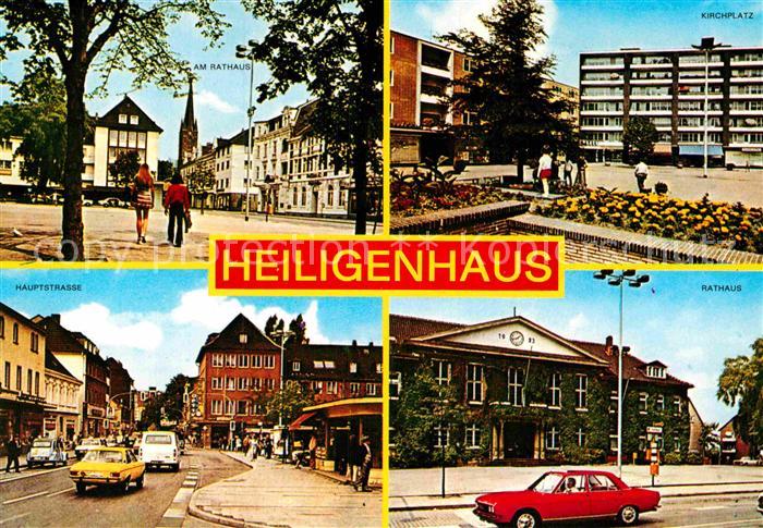 Heiligenhaus Mettmann Partie am Rathaus Kirchplatz Hauptstrasse