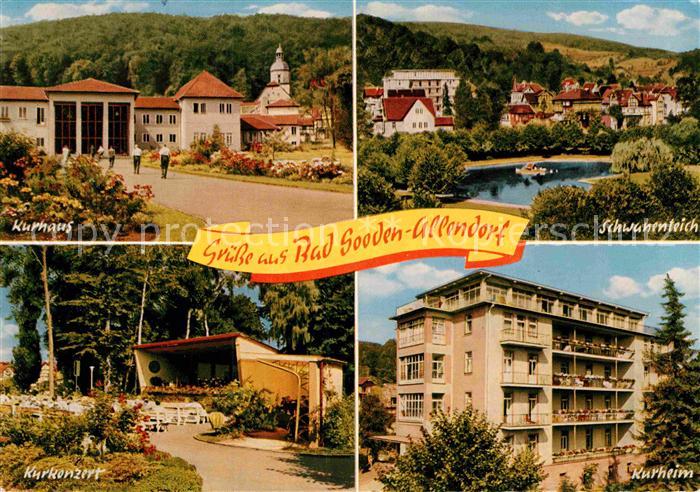 Bad Sooden-Allendorf Kurhaus Schwanenteich Kurheim Kurkonzert