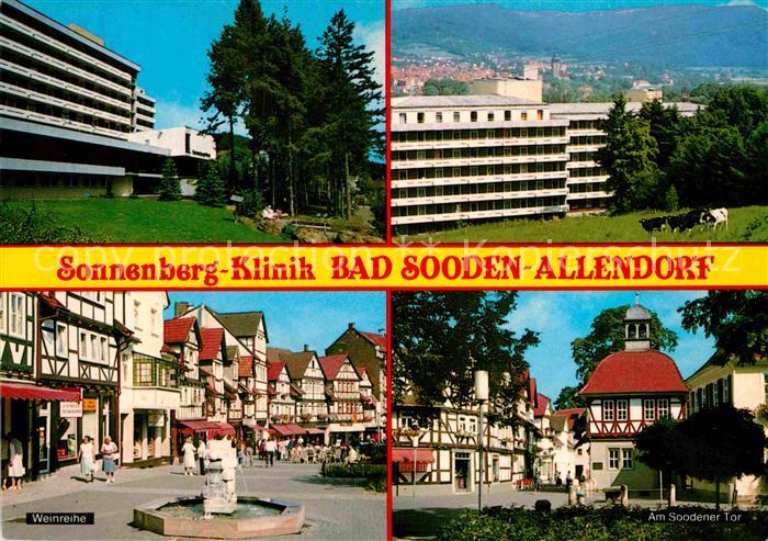 Bad Sooden-Allendorf Klinik Weinreihe Fachwerkhaeuser Soodener Tor