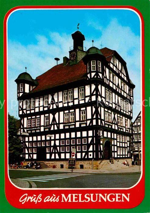 Melsungen Fulda Rathaus Fachwerkhaus