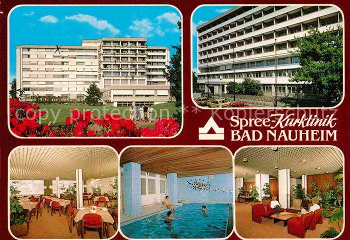 Bad Nauheim Spree Kurklinik Restaurant Hallenbad