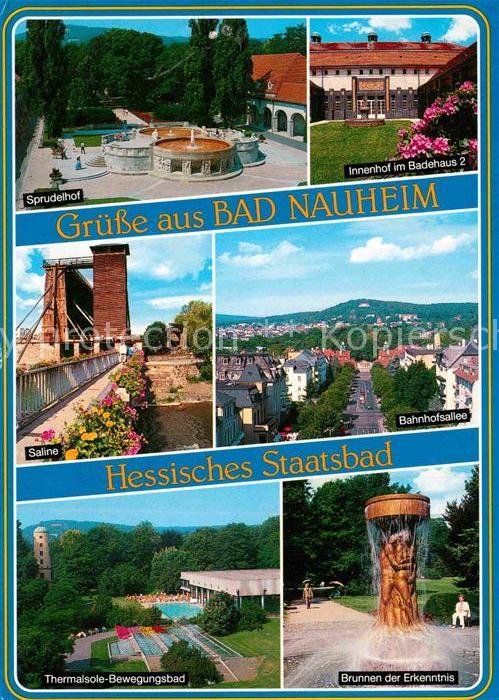 Bad Nauheim Sprudelhof Badehaus Saline Bahnhofsallee Thermalsolebad Brunnen der