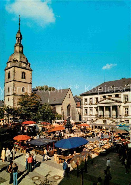 Detmold Markt Kirche Rathaus
