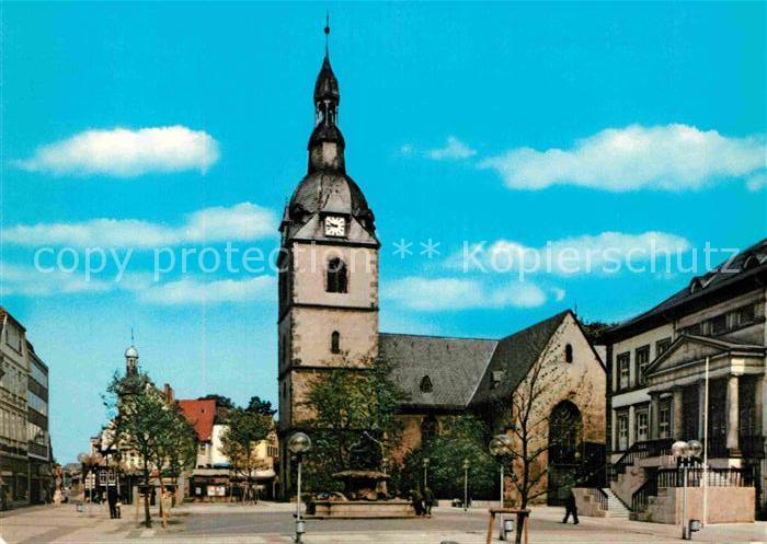 Detmold Marktplatz Kirche