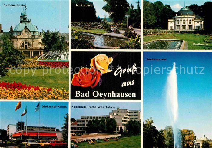 Bad Oeynhausen Kurhaus Casino Siekertalklinik Kurklinik Porta Westfalica Kurpark