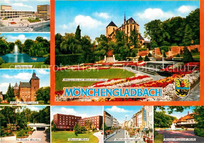 MoeNCHENGLADBACH NRW Theater Volksgarten Schloss Garten Hotel Abteigarten Muens