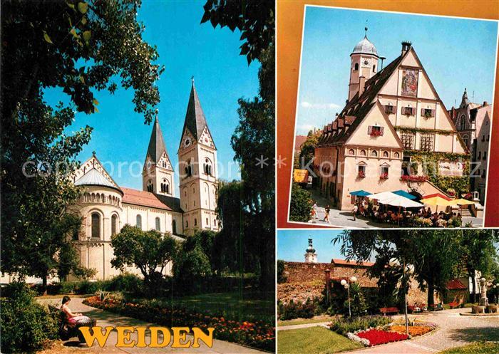 Weiden Oberpfalz Max Reger Stadt Kirche Rathaus Park