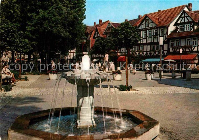 Bad Sooden-Allendorf Weinreihe Brunnen Fachwerkhaeuser