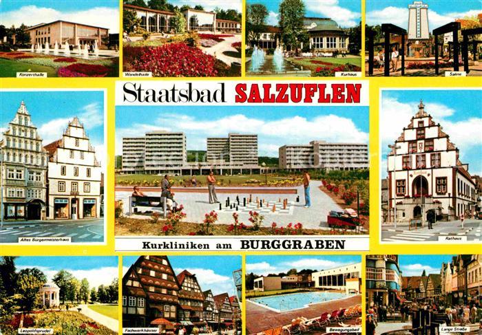 Bad Salzuflen Konzerthalle Buergermeisterhalle Leopoldsprudel Wandelhalle Kurhau