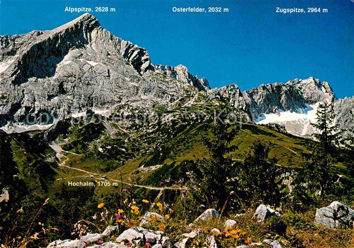 GARMISCH-PARTENKIRCHEN Bayern Wanderparadies Kreuzeck und Alpspitzgebiet Bergsta