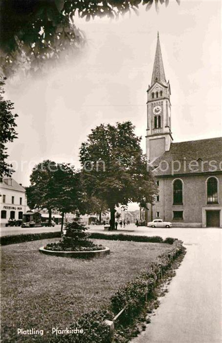 Plattling Isar Bayern Pfarrkirche