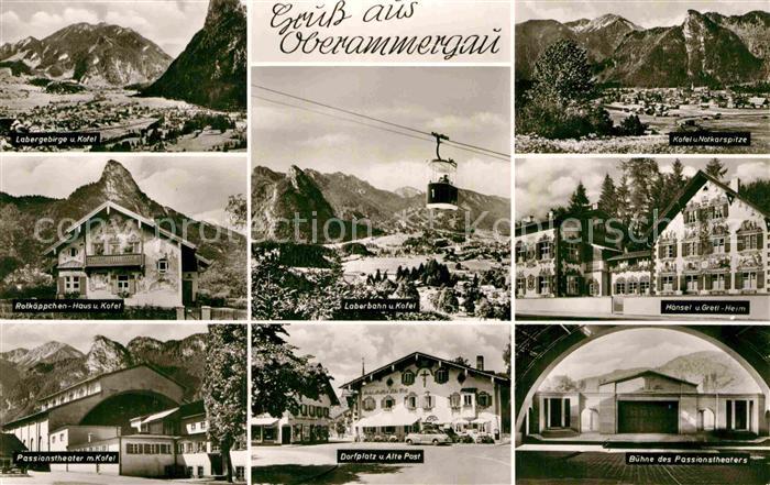 Oberammergau Rotkaeppchen Haus Kofel Labergebirge Passionstheater