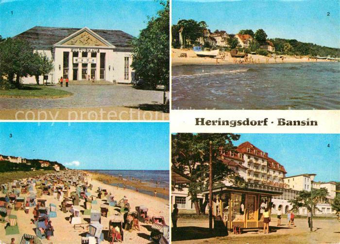 Heringsdorf Ostseebad Usedom Bansin Kurhaus Strand