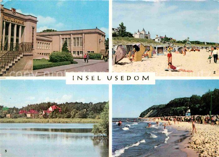 Usedom Mecklenburg-Vorpommern Zinnowitz Kulturhaus Strand