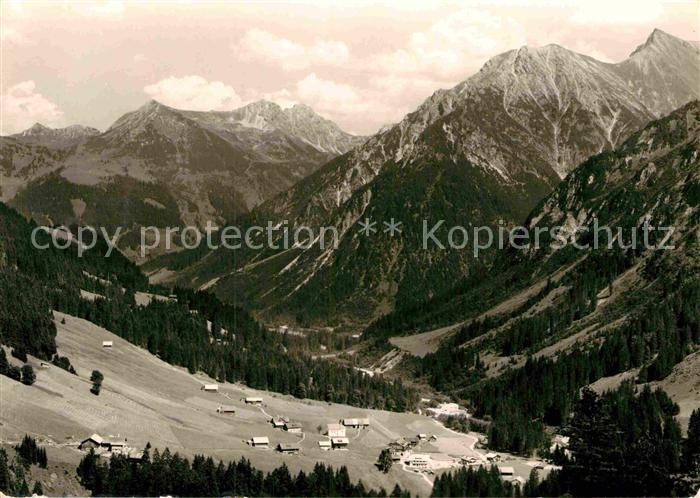 Baad Mittelberg Kleinwalsertal Zwoelfer Panorama