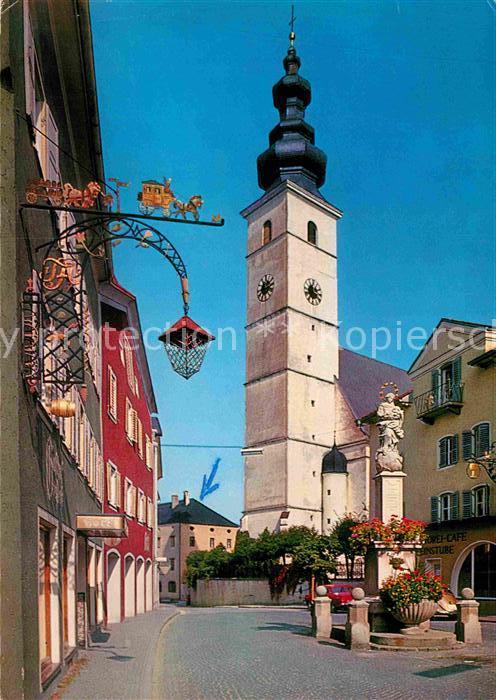 Waging See Marktplatz Marienbrunnen Kirche
