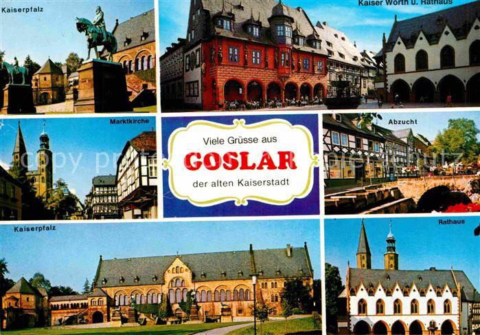 Goslar Abzucht Kaiserpfalz Rathaus