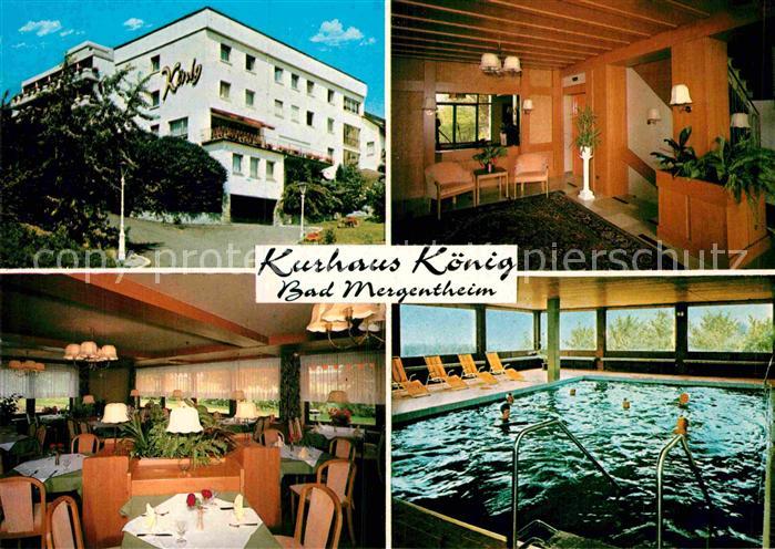 Mergentheim Bad Kurhaus Koenig Schwimmbad