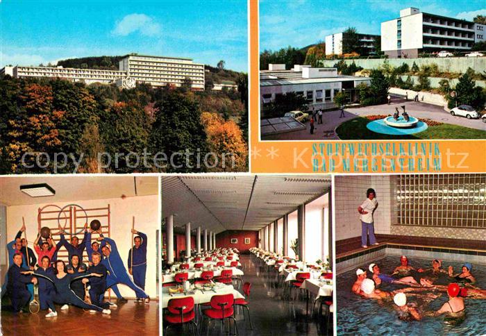 Bad Mergentheim Stoffwechselklinik LVA Wuerttemberg Schwimmbad Gymnastikraum