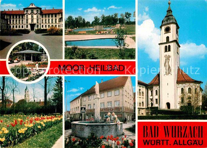 Bad Wurzach Moor Heilbad Brunnen Kirche Kurklinik Schwimmbad