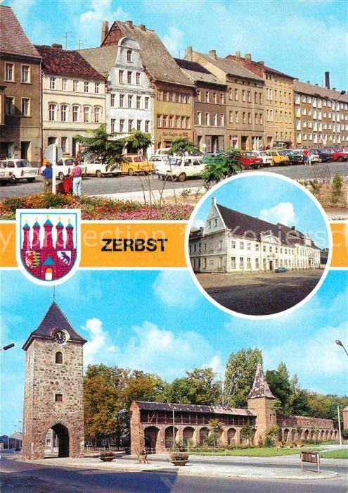 Zerbst Markt Max Sens Oberschul Magdeburger Tor