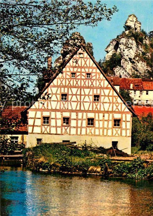 Tuechersfeld Fachwerkhaus Felsen