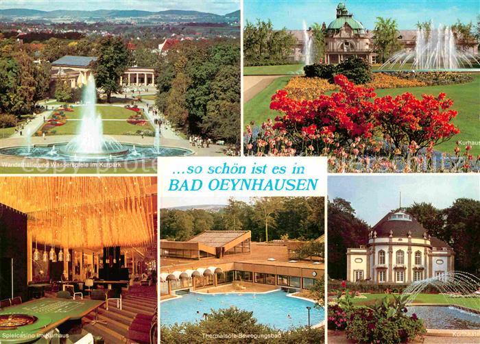 Bad Oeynhausen Wandelhalle Wasserspiele Kurpark Kurhaus Spielcasino Kurhalle