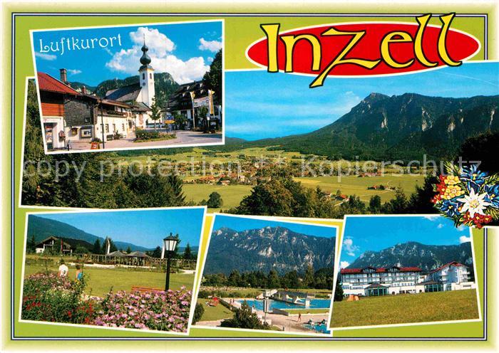 Inzell Schwimmbad Kirche Hotelanlagen