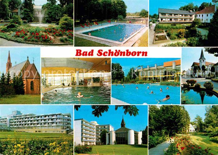 Bad Schoenborn Kurpark Schwimmbad Kurkliniken
