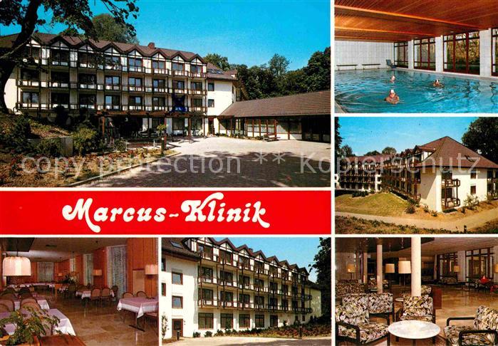 Bad Driburg Marcus Klinik Schwimmbad Speisesaal Empfangshalle
