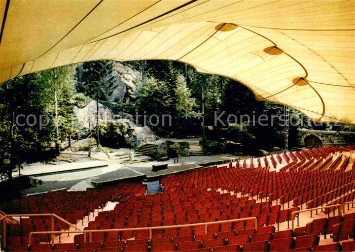 Luisenburg Felsenlabyrinth Naturbuehne Zeltdachkonstruktion