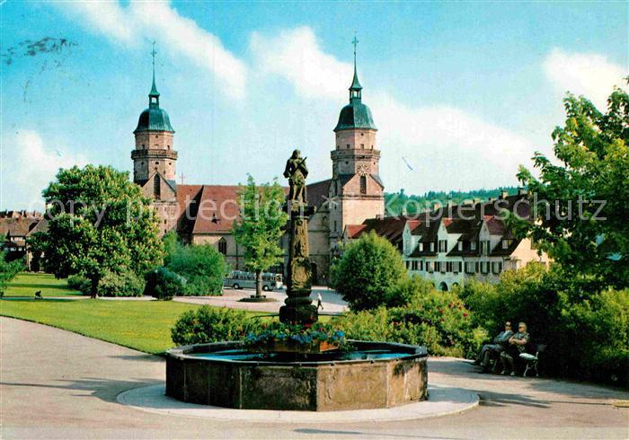 FREUDENSTADT BW Evangelische Stadtkirche Marktbrunnen