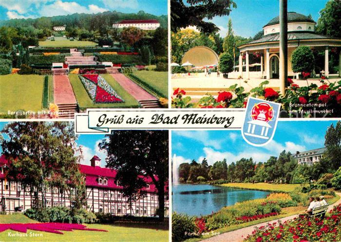 Bad Meinberg Kurhaus Stern Berggarten Kurheim Brunnentempel Musikmuschel