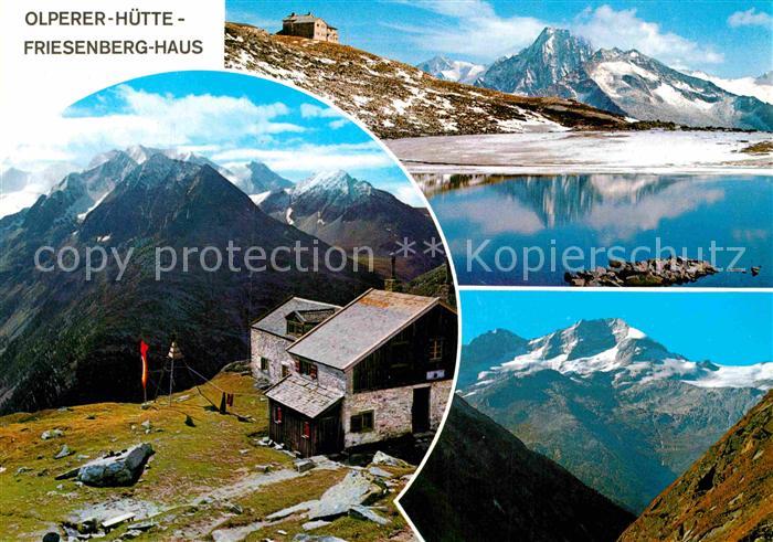 Olpererhuette Hoehenweg Friesenberg Haus Hochfellergruppe