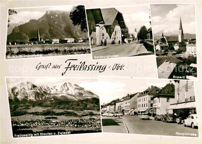 Freilassing Untersberg Staufen Zwiesel Salzburghofen Ruperti Hauptstrasse