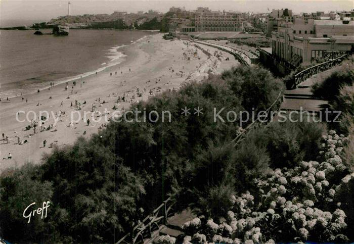 Biarritz Pyrenees Atlantiques Großer Strand