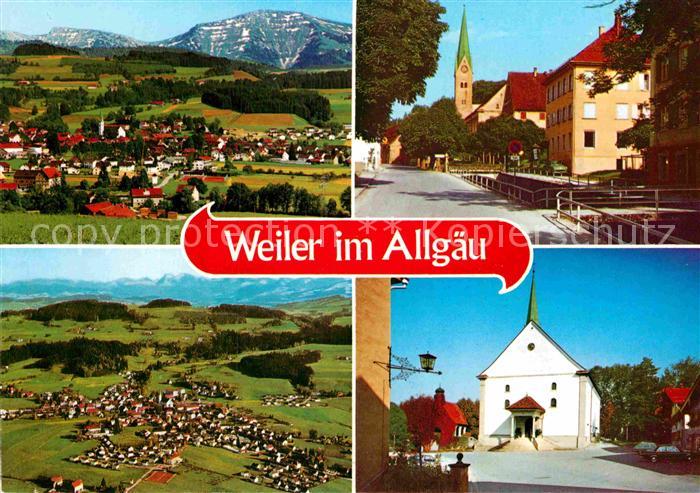 Weiler Allgaeu Panoramen Kirche