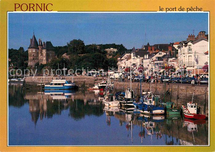 Pornic Fischerhafen Schloss